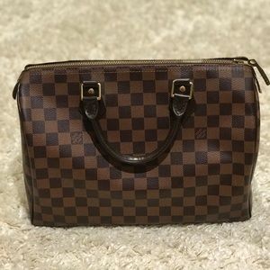 Authentic louis vuitton speedy 30 in Damier Ebene